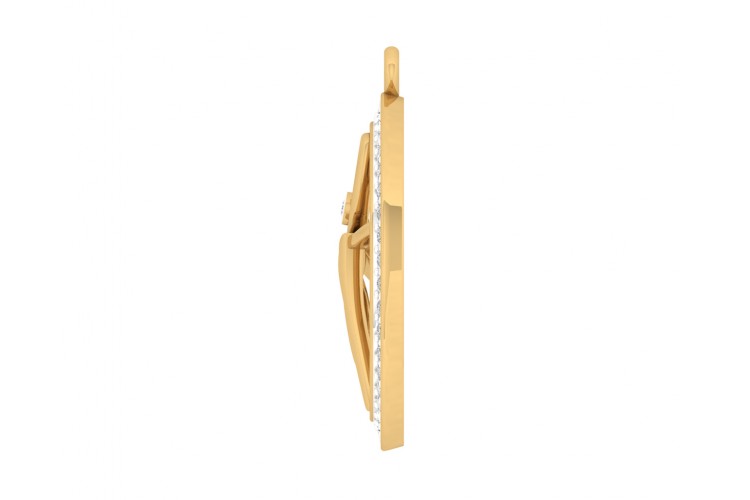 Maa pendant in gold with diamonds